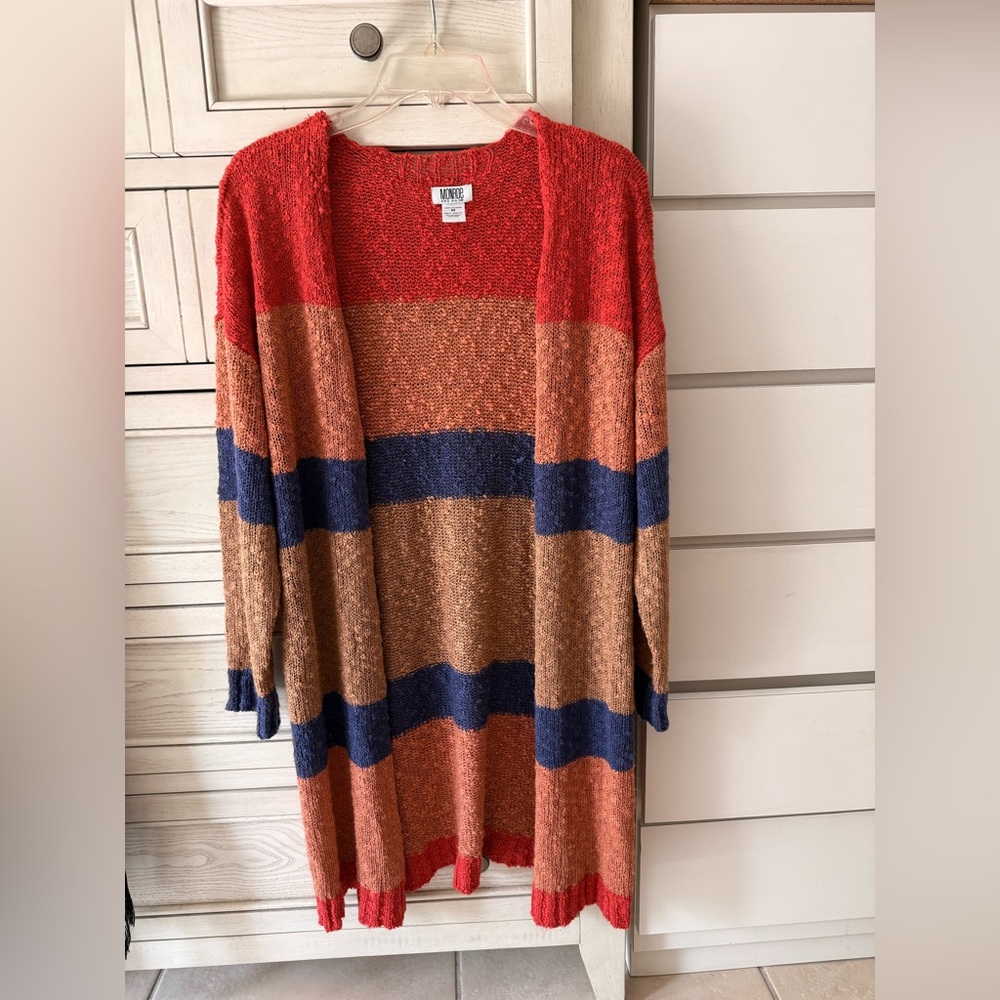 WINTER SALES !!! BUNDLE OF 2 Cardigans Multicolors Sweaters - Picture 2 of 5